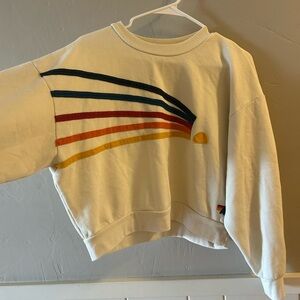 Aviator Nation Cream Hoodie